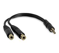 Startech Splitter Stereo 15 cm-3.5m One Size Black
