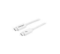 StarTech.com Cavo Thunderbolt 3 - 20Gbps - 2 m - Bianco - Compatibile con Thunderbolt, USB e DisplayPort