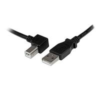 Startech.Com Cavo USB 2.0 a a B con Angolare Sinistro 3 M, M/M