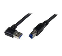 Startech.Com Cavo USB 3.0 Superspeed da 3 M Nero, Angolare Destro a a B, M/M