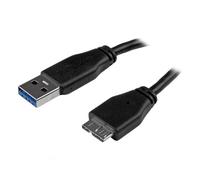 StarTech.com Cavo USB 3.0 Tipo A a Micro B slim - Connettore USB3.0 A a Micro B slim ad alta velocità M/M - 3m (3M SLIM USB