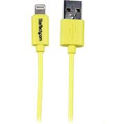 StarTech.com Cavo USB Apple a Connetore Lightning da 8 Pin per Ricarica E/O da Ti Compatabile iPhone 5 / iPad Air/iPod da 1 M, Giallo