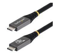 Startech.Com Cavo USB C 240W USB4 Black e Gray 1,5m CC150CM80GUSB4CABLE