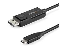 StarTech.com Cavo adattatore da USB C a DisplayPort 1.2 da 2m - Cavo video bidirezionale da DP a USB-C o USB-C a DP 4K 60Hz - HBR2/HDR - Cavo per monitor USB tipo C/TB3