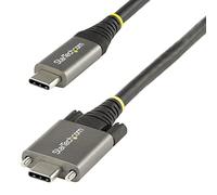 StarTech.com Cavo USB-C con viti di bloccaggio laterali da 50cm, Cavo da USB C a
