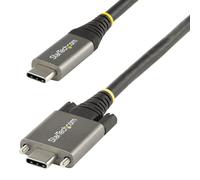 StarTech.com Cavo USB-C con viti di bloccaggio laterali da 50cm, Cavo da USB C a
