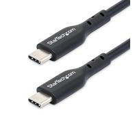 StarTech.com Cavo USB-C da 1 m, cavo di ricarica USB 2.0 Tipo-C 60W 3A Power Delivery, Cavo trasferimento dati per laptop, M/M