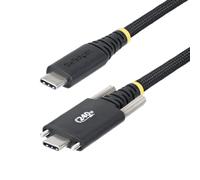 StarTech.com Cavo di ricarica USB-C da 3m chiusura a vite laterale 240W (5A) PD EPR rivestimento in silicone con nylon intrecci