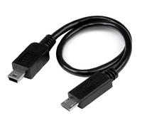 Startech Cavo Usb Otg -micro Usb A Mini Usb -20cm One Size Black