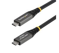 StarTech.com Cavo USB4 da 2m, 40 Gbps, cavo USB-C Attivo, 240W, 8K 60 Hz/4K 240 Hz DP2.1, compatibile con Thunderbolt 4, Nero