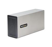 StarTech.com Chassis Thunderbolt 3 PCIe, Enclosure esterna con doppi slot PCI Express, Box PCIe per laptop/Desktop/All-In-One, uscita 8K/4K tramite porte TB3/DP 1.4, schede di acquisizione video/fibra/Ethernet [2TBT3-PCIE-ENCLOSURE]
