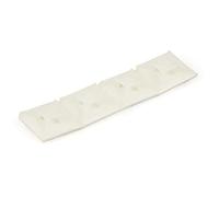 StarTech.com Confezione da 100 supporti per fascette con nastro adesivo per fascette larghe 0,3 cm (3,2 mm), supporti per fascette in nylon/plastica, supporti per avvolgicavo elettrici/di rete, 94V-2
