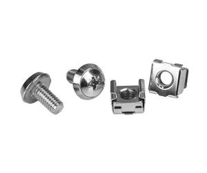 StarTech.com Confezione da 20 viti di fissaggio M6 e Dadi Ingabbiati per Armadi Server Rack (M6 Rack Screws and Cage Nuts 20 Pa NEW
