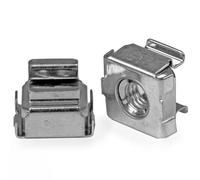 StarTech.com Confezione da 50 dadi ingabbiati M5 per armadi server rack (M6 CAGE NUTS SILVER MOUNTING - 50 PACK SERVER RACK CAB NEW