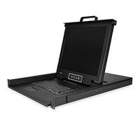 StarTech.com RKCONS1708K console a rack 43,2 cm 17" 1280 x 1024 Pixel Acciaio Nero 1U