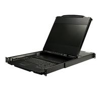 StarTech.com Console KVM per Armadio Rack - KVM Switch VGA/DVI - Monitor LCD da 17" HD - Montabile a Rack su doppia guida - Cassetto KVM LCD 1U con cavi - Supporto USB - Tastiera Inglese (RKCOND17HD)
