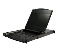 StarTech.com Console KVM per Armadio Rack - Monitor LCD 17" 1080p - KVM Switch DVI/VGA - Montabile a Rack su doppia guida - Cassetto KVM LCD 1U con cavi - Supporto USB - Tastiera Inglese QWERTY - 44.2