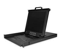 StarTech.com RKCONS1708K console a rack 43,2 cm 17" 1280 x 1024 Pixel Acciaio Nero 1U
