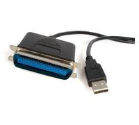 Startech.Com Convertitore computer USB a parallela Black ICUSB1284