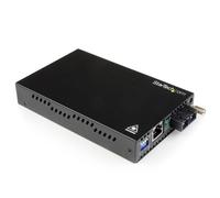 StarTech.com Convertitore media Ethernet Gigabit in fibra monomodale SC 40 km -1000 Mbps (GIGABIT ETHERNET SM FIBER MEDIA - CON