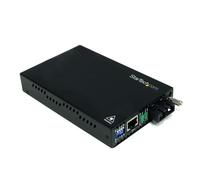 StarTech Convertitore media fibra multimodale ET90110SC2 10/100 Mbps SC 2 km Nero
