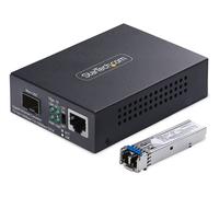 Startech.Com Convertitore rete Media Converter Fibra LC Black MCM1110SMLC20