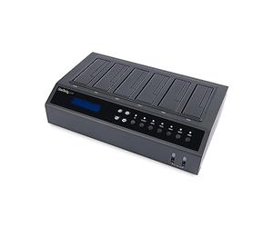 StarTech.com Dock Duplicatore Disco Rigido HDD USB 3.0 / eSATA a 6 Bay - Clonatore HDD/ SSD stato solido 1:5 Cloner / Eraser