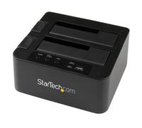 StarTech.com Docking Station per Hard Disk a 2 Slot - Duplicatore Standalone USB 3.0 (5 Gbps)/eSATA per SSD/HDD SATA III 2.5/3.5", Clonatore di Hard Drive con Carica dall'Alto