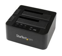 StarTech.com Docking Station per Hard Disk a 2 Slot - Duplicatore Standalone USB 3.0 [5 Gbps]/eSATA per SSD/HDD SATA III 2.5/3.