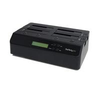 StarTech.com Docking Station per Hard Disk a 4 Slot - Duplicatore ed Eraser USB 3.0/eSATA SSD/HDD SATA Dock Standalone 1:3 Driv NEW
