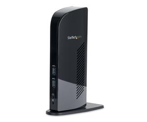 StarTech.com Docking station per notebook a doppio monitor USB 3.0 con HDMI e DVI/VGA, hub USB-A 6x, GbE, audio, docking station universale Type-A - Windows/macOS/ChromeOS - Nouvo