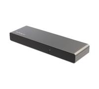 StarTech.com Thunderbolt 3 Dock - Doppio monitor 4K 60Hz TB3 Laptop Docking Station con DisplayPort, HDMI e VGA 1080p - Power Delivery e ricarica 85W - 2x USB-A, Ethernet - Mac e Windows