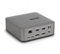 StarTech.com Docking Station Thunderbolt 5 Universale, Hub Multi-Display, 8K 60Hz o 4K 144Hz, Potenza di Banda 120Gbps, PD 140W, Ricarica Smartphone 30W, USB 10Gbps, LAN 2.5G (THUNDERBOLT 5 DOCKING S