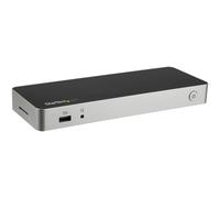 StarTech.com Docking Station USB C - Doppio HDMI e DisplayPort 4K 30Hz - Dock USB Type-C per laptop 60W PD, SD, Hub 4 porte USB-A 3.0, GbE, Audio - Compatibile con Thunderbolt 3 - Nouvo