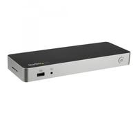 StarTech.com Docking Station USB-C per portatili a doppia uscita Video Dual-4K - USB Power Deliver 60W - Lettore Scheda Memoria SD (DUAL MONITOR USB C DOCK - POWER - DELIVERY 60W - DUAL 4K DP/HDMI S)