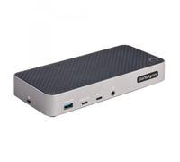 StarTech.com Docking Station Triplo Monitor USB-C - Dock Triplo HDMI/DP 4k USB-C - Hub USB 5x - GbE - 100W PD - Docking Station Universale Multi-Schermo - Compatibile Thunderbolt 3/4 - Nouvo