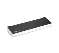 StarTech.com Docking Station USB-C per triplo monitor UHD 4K, Mac e Windows, Dock USB C a HDMI e DisplayPort, 5x USB, PD 60W