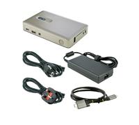 StarTech.com Docking Station USB-C - DisplayPort 4K 30Hz o VGA - Power Delivery 60W Pass-Through Charging - Hub USB 3.1 Gen 1 a