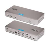 StarTech.com Docking Station USB4 per Tre Monitor, Dock USB-C Multi-Display HDMI/DP, Ricarica Laptop 100W, 2.5GbE, Plug & Play, No macOS
