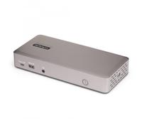StarTech.com Docking Station USB4 per Tre Monitor, Dock USB-C Multi-Display HDMI/DP, Ricarica Laptop 100W, 2.5GbE, Plug & Play, No macOS