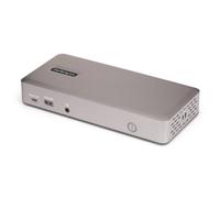 StarTech.com Docking Station USB4 per Tre Monitor, Dock USB-C Multi Display HDMI/DisplayPort 4K 60Hz, Ricarica Laptop 100W, porta Ethernet 2.5GbE, Plug & Play [150UE-USB4DOCKTRIPLE]