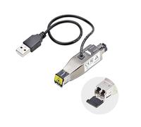 StarTech.com Dongle convertitore multimediale da fibra Gigabit a RJ45 Ethernet, monomodale ottico 10 km/multimodale 800 m, alimentato via USB, compatto, micro mini, TAA [D01ML55U-FIBER-MEDIA]