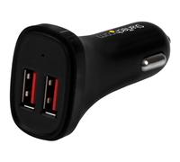 Startech Dual Usb 24w/4.8a One Size Black