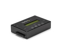StarTech.com Duplicatore clonatore autonomo esterno di dischi rigidi HDD SATA da 14 GBpm Sanitizer - Duplicatore dati (63, 5, 88, 9 mm (2,5, 3,5"), 100-240 V, 20-80%, 5-45 °C, 77 x 115 x 25 mm, 50 mm