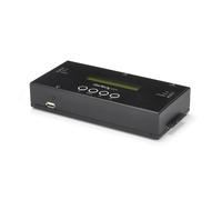 StarTech.com Duplicatore ed Eraser Standalone 1:1 per Hard Disk HDD/SSD SAS e SATA con funzione Clone - Display LCD - Conforme