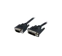StarTech.com Cavo adattatore monitor DVI a VGA - Convertitore analogico Femmina / Maschio da 15pin 2m Nero