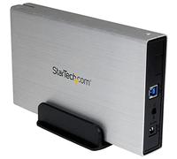 StarTech.com Enclosure per Dischi Rigidi Esterni SATA III 3,5" USB 3.0 con UASP Color ArgentO, HDD Esterno Portatile