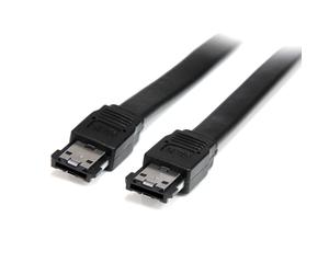 StarTech.com ESATA6 Cavo Schermato Esterno eSATA, M/M, 1.8 m, Nero 1.8 m Single