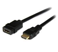 StarTech.com Estensore HDMI da 2 m - Cavo HDMI da maschio a femmina - Estensore cavo HDMI 4K - Cavo HDMI 4K UHD 30Hz con Ethernet M/F - Cavo HDMI 1.4 ad alta velocità - Estensore cavo HDMI - Nouvo