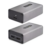 StarTech.com Estensore multimodale in fibra ottica USB 3.0 a 2 porte OM3 - LC/LC - Hub USB-A 2x 5Gbps - Portata 350 m - Estensore in fibra ottica USB durevole - Estensore/prolungatore ottico USB 3.0 -